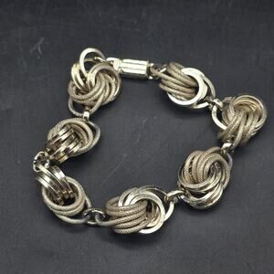 Vintage Germany Bracelet Gold Tone Light Weight Vintage Jewelry